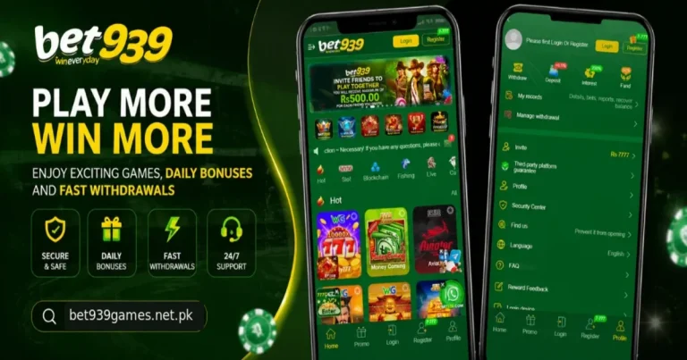 bet939 game Dashboard look at bet939games.net.pk