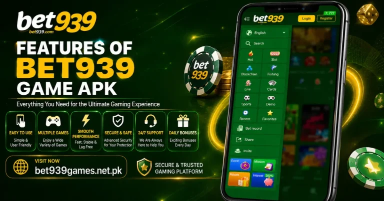 key features of the bet939 game apk
